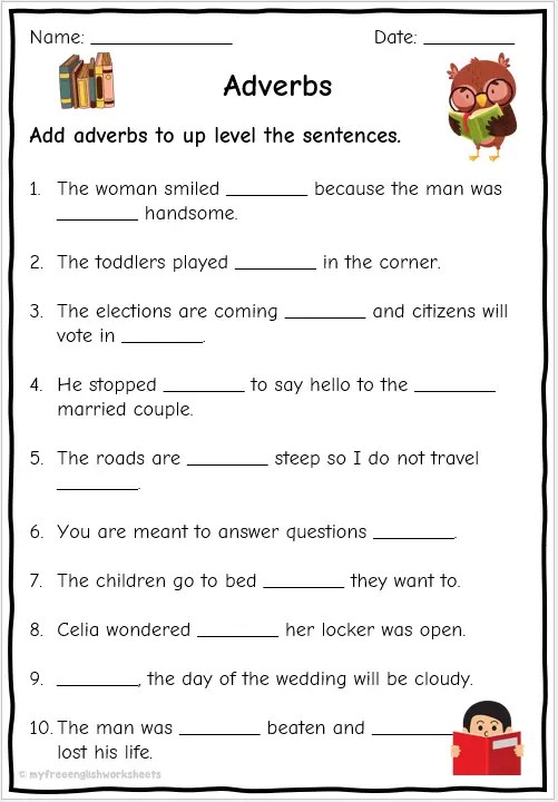 Grammar Worksheets | Free Printables | English
