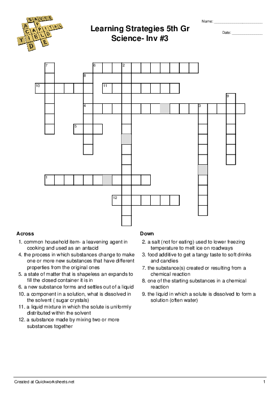 5TH GRADE / YEAR 5 Worksheets