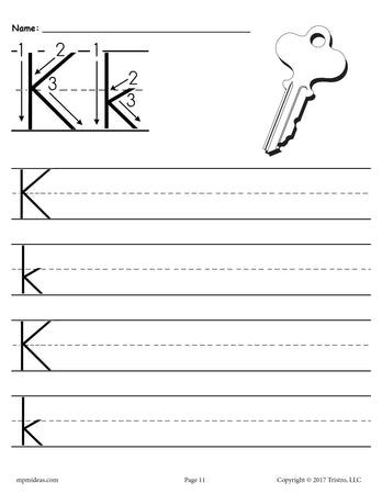 FREE Preschool Letter K Worksheets and Printables Ages 3-4 Years ...