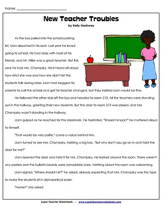 Printable Back-to-School Worksheets