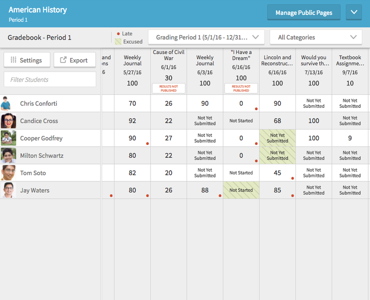 Gradebook