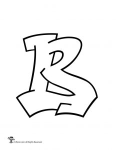 Printable Graffiti Bubble Letters Alphabet | Woo! Jr. Kids ...