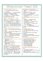 grammar check worksheet