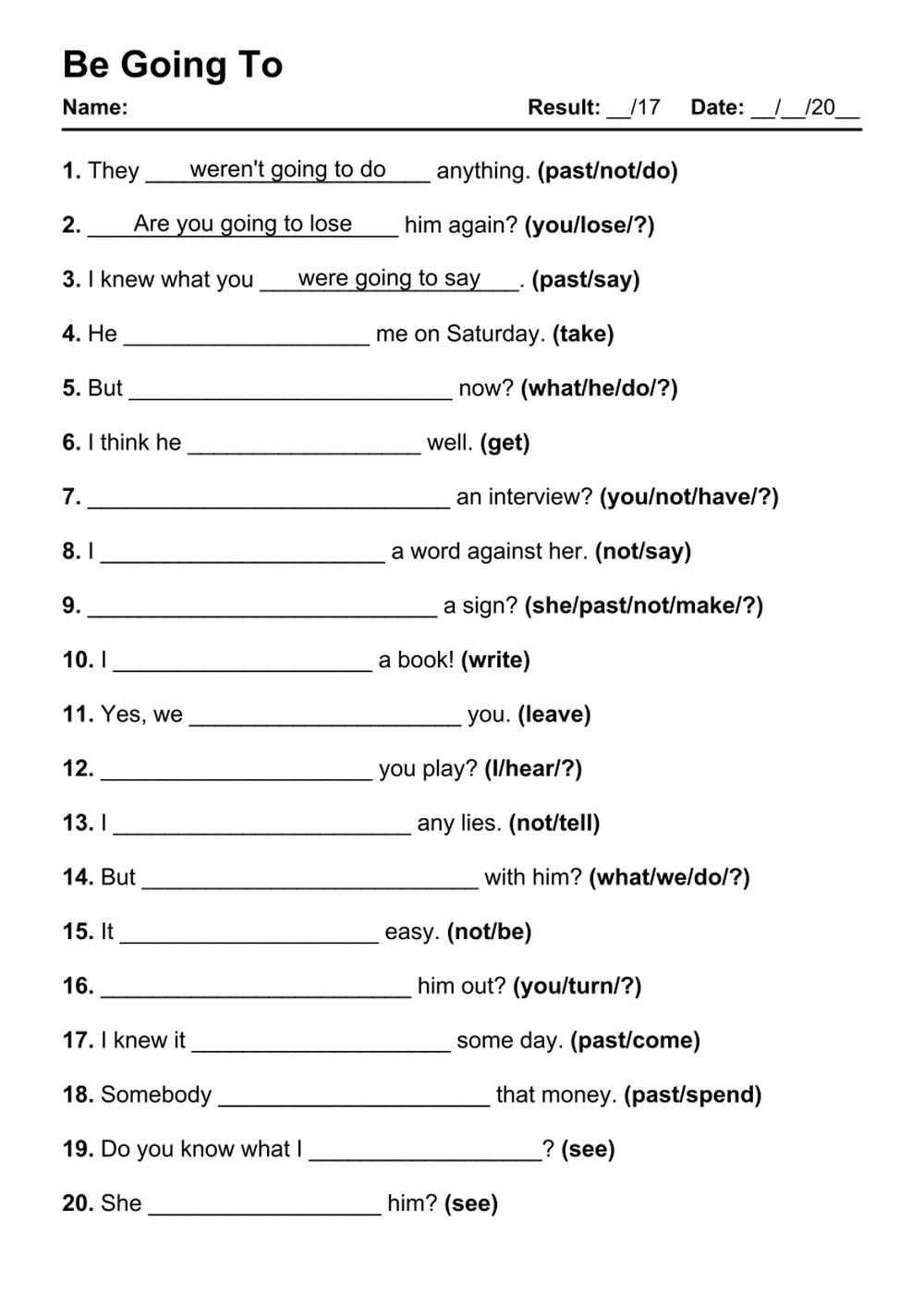 grammar check worksheet