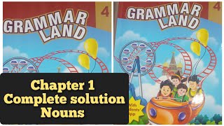 Grammar Land Class 4th chapter 1 completely explained with salution chapter  1