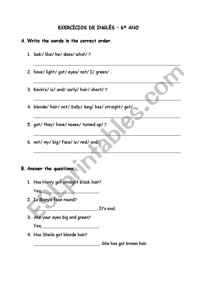 Grammar Exercises