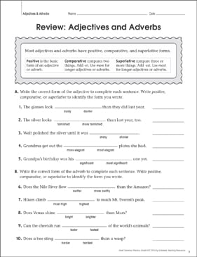 grammar worksheet 6th grade