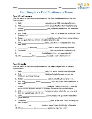 grammar worksheet for 3rd grade