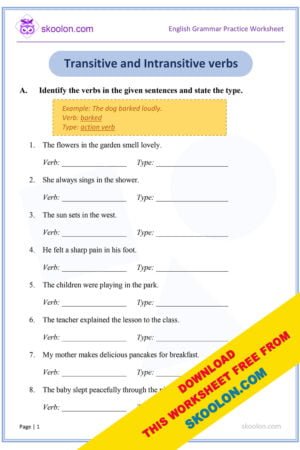grammar worksheet for 4th grade