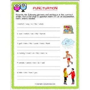 english grammar worksheets for grade 2 - Page 2 of 3 - EStudyNotes