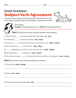 3rd Grade Grammar 