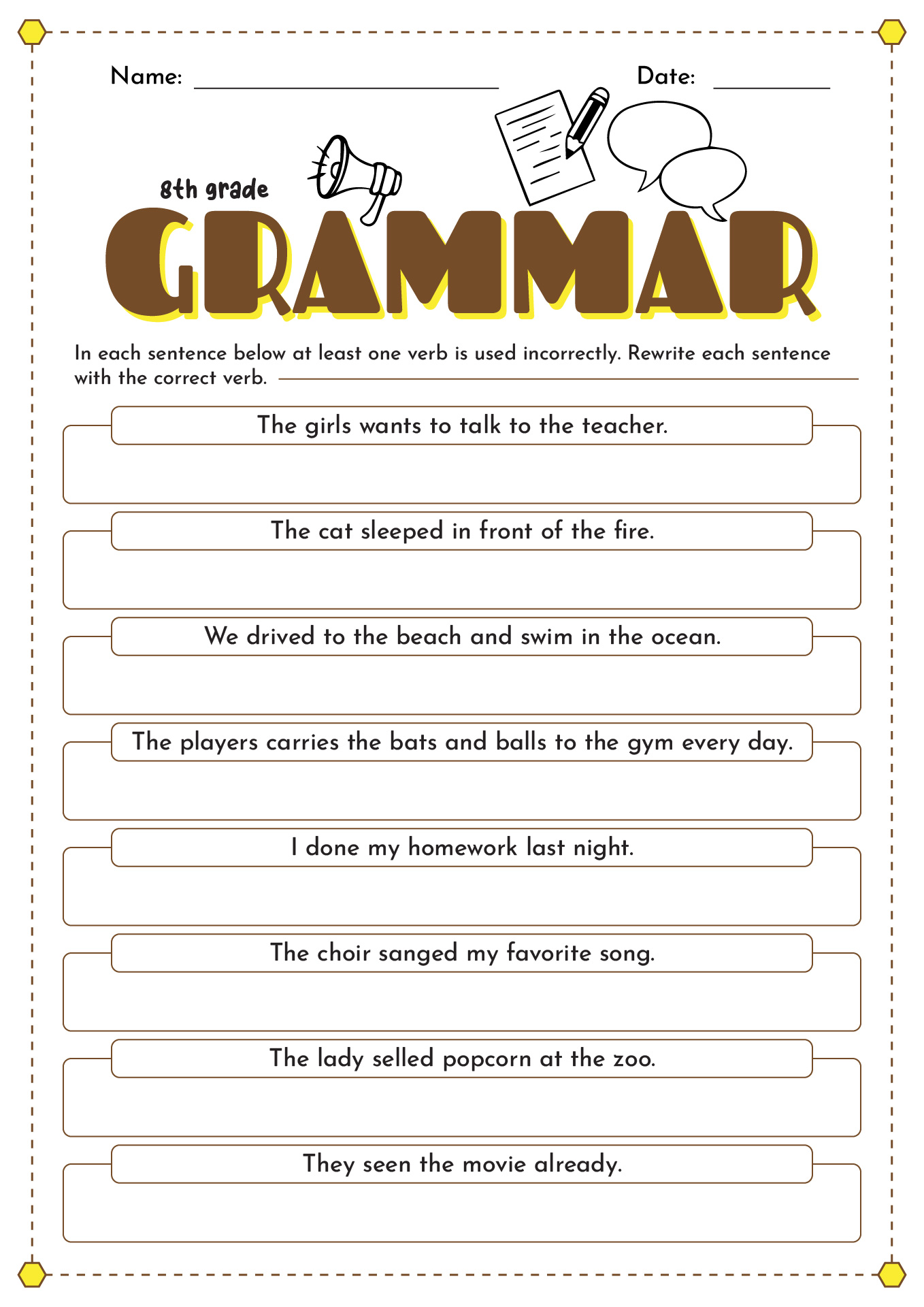 17 8th Grade Spelling Worksheets - Free PDF at worksheeto.com