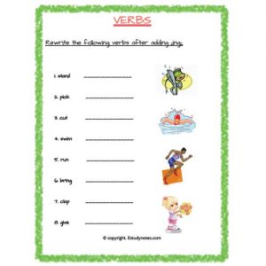 printable english grammar worksheets for grade 2 - Page 2 of 3 ...