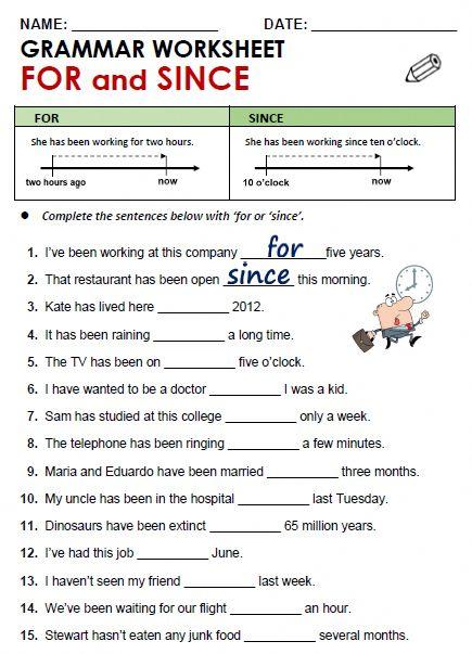 grammer worksheet