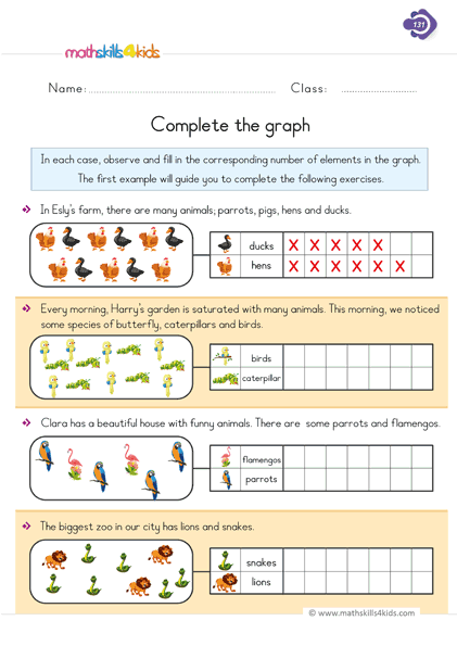 Fun and engaging first-Grade graphing &  data worksheets and activities