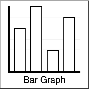 Clip Art: Graphing: Bar Graph B& W I abcteach.com