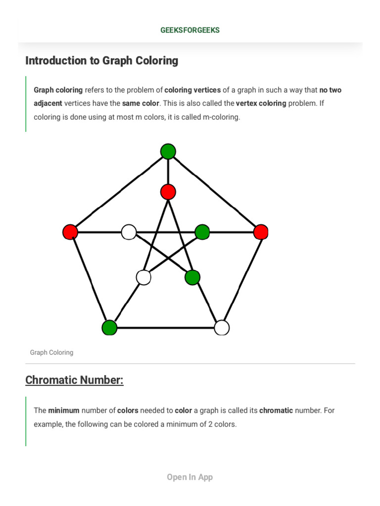 Graph Coloring Example Problems 2025 Graph Coloring Example Problems 2025