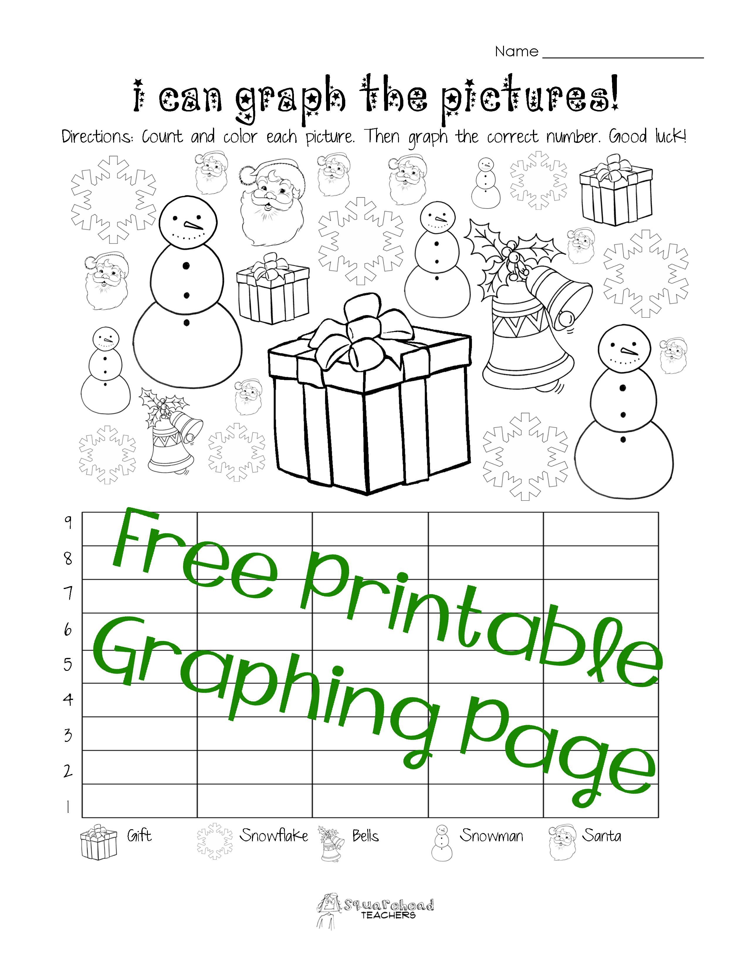 graph worksheet for kids