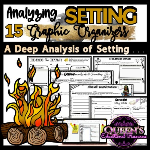 Setting Graphic Organizers Setting Worksheets Analyzing Setting ...