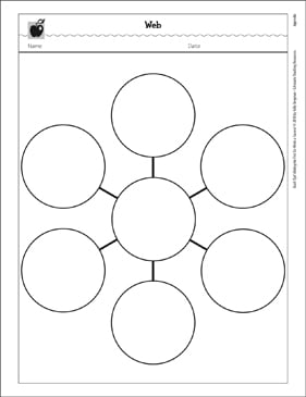 Web Graphic Organizer | Printable Graphic Organizers, Classroom ...