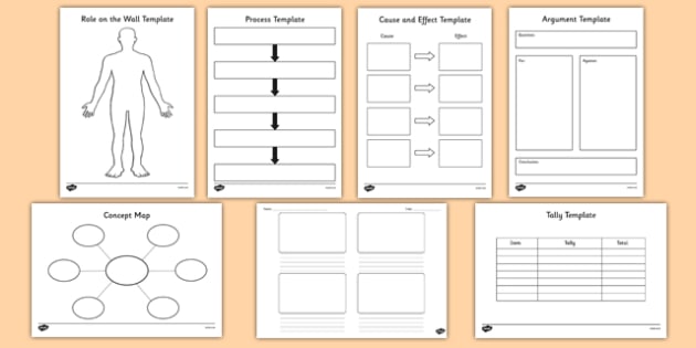 Graphic Organizers Pack (Teacher-Made) - Twinkl