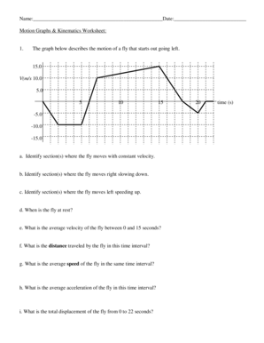 The Graph Below Describes The Motion Of A Fly That Starts Out ...