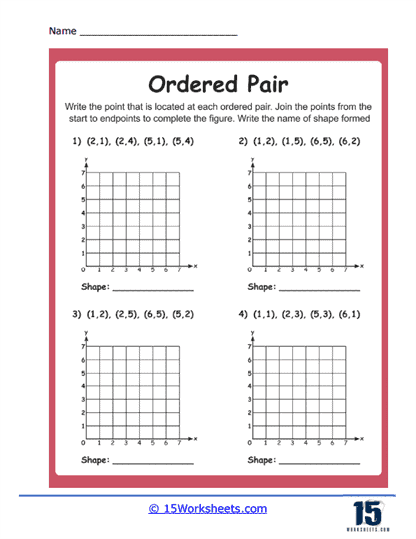 Ordered Pairs Worksheets - 15 Worksheets Library