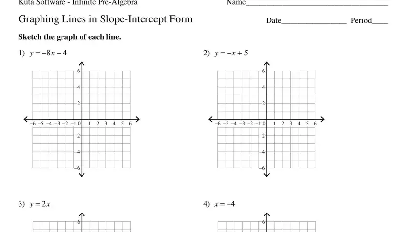 Graphing Slope Intercept Form ≡ Fill Out Printable PDF Forms Online