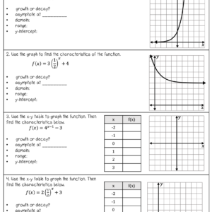 Free graphing exponential equations worksheet, Download Free graphing ...