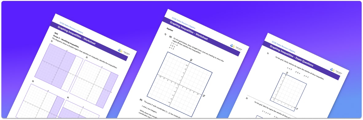 Graphing Inequalities Worksheet - GCSE Maths [FREE] - Third Space ...