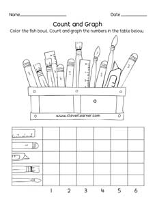 Free printable worksheets on graphs and charts.
