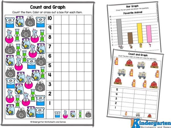 FREE Printable Graphing Worksheets for Kindergarteners Worksheets Library