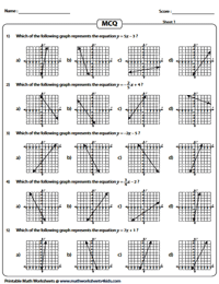 Graphing Linear Equation Worksheets - Worksheets Library