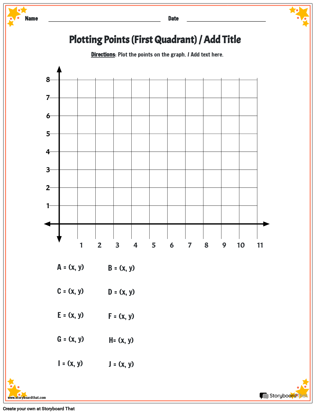 Free Coordinate Plane Worksheet: Easy Graphing