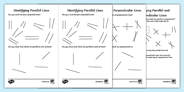 Identifying Parallel and Perpendicular Lines Activity for 3rd-5th ...