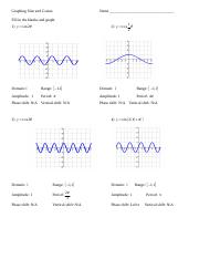 Graphing Sine and Cosine Worksheet Answer Key.doc - Graphing Sine ...