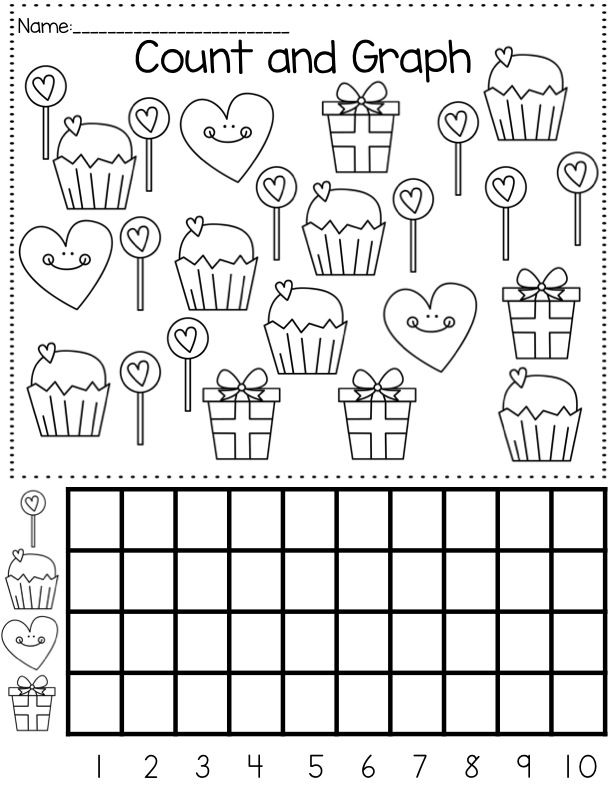 graphing worksheet for kindergarten