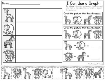 Sorting and Graphing Activities No Prep Worksheets for ...