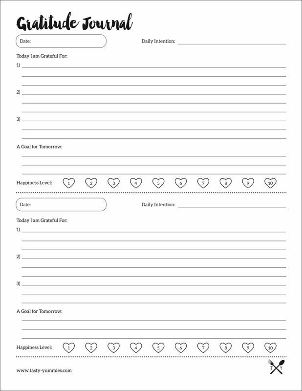 The Power of Gratitude + FREE Gratitude Journal Download - Tasty ...