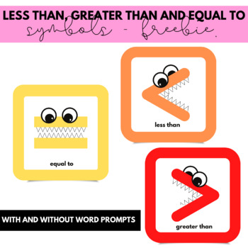 greater than and less signs