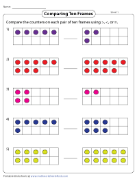 greater than less than kindergarten worksheet
