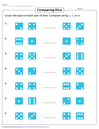 Greater Than, Less Than Worksheets
