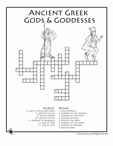 greek myth worksheet
