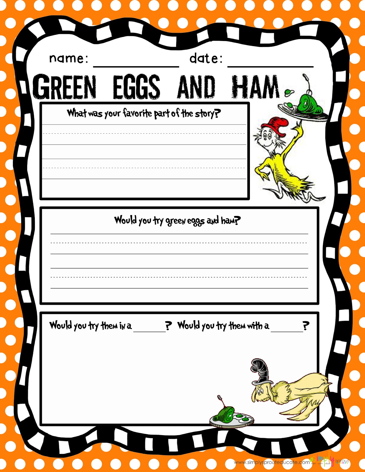 Green Eggs and Ham - Simply Sprout