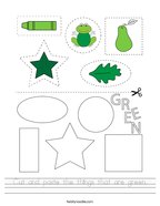 Green Worksheets - Twisty Noodle