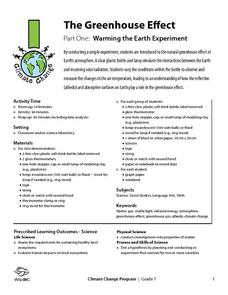 Greenhouse Effect Lesson Plans &  Worksheets | Lesson Planet