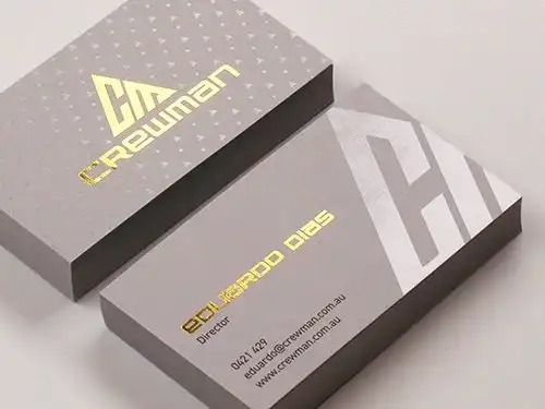 grey printable business cards
