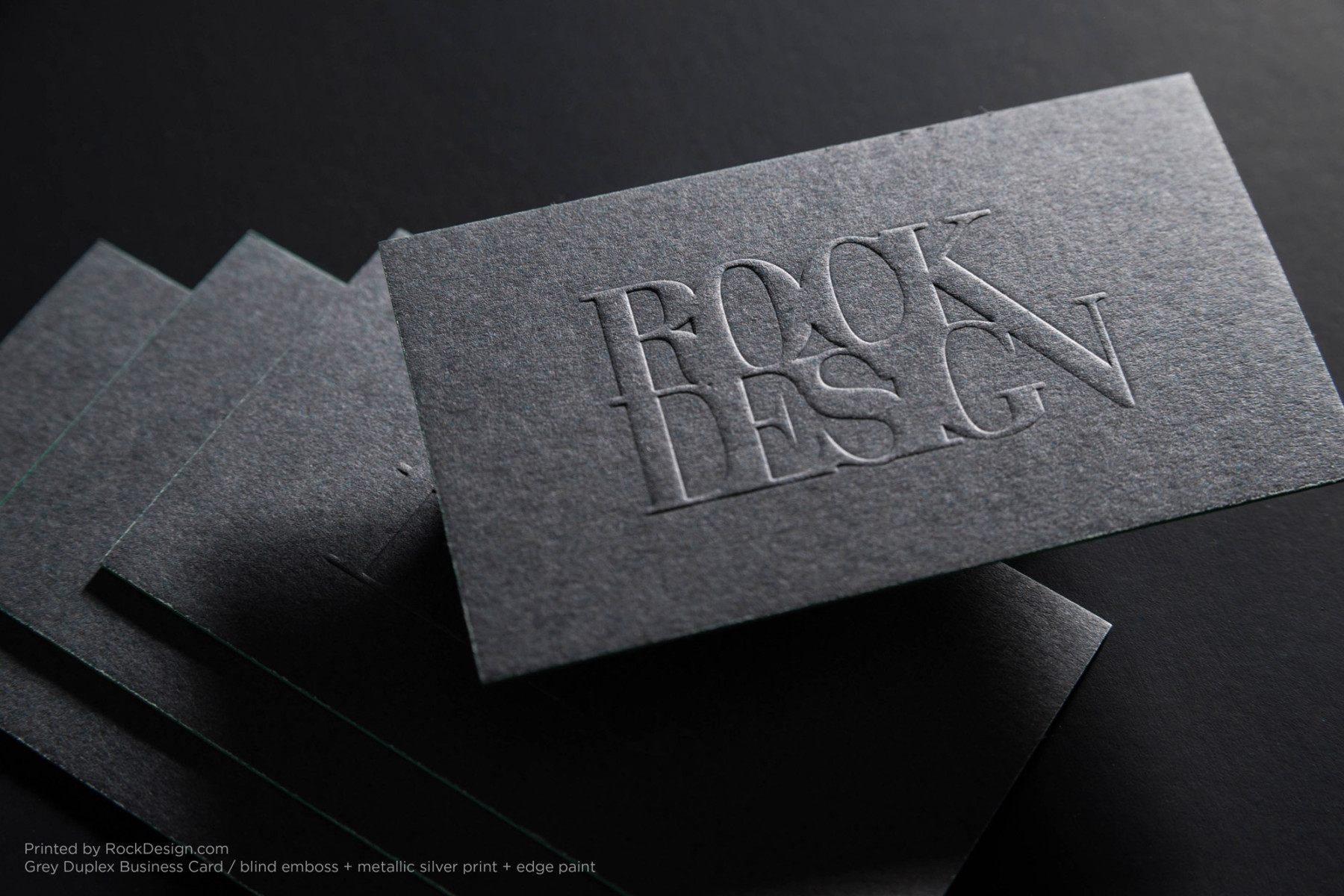 grey printable business cards