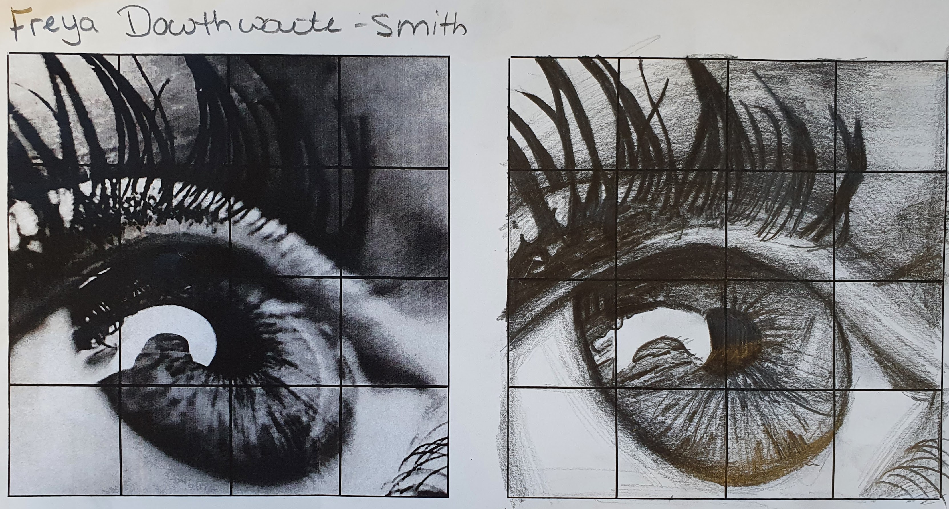 Grid Drawing Worksheets for Art Lessons - The Art Teacher