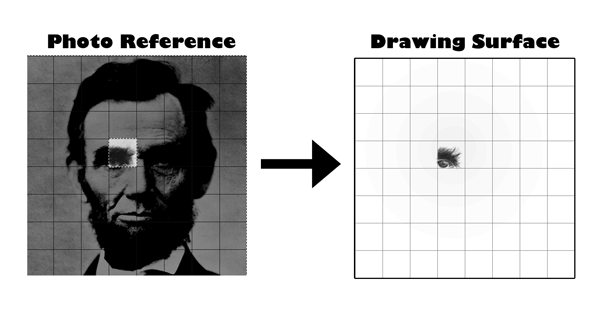 grid drawings for beginners